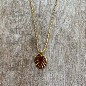 Salty Cali Bali Leaf Necklace